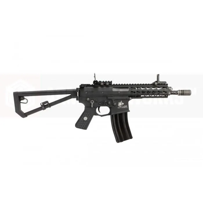 EMG Knights Armament Airsoft KAC PDW M2 8" GBB Rifle (Black / Tan)