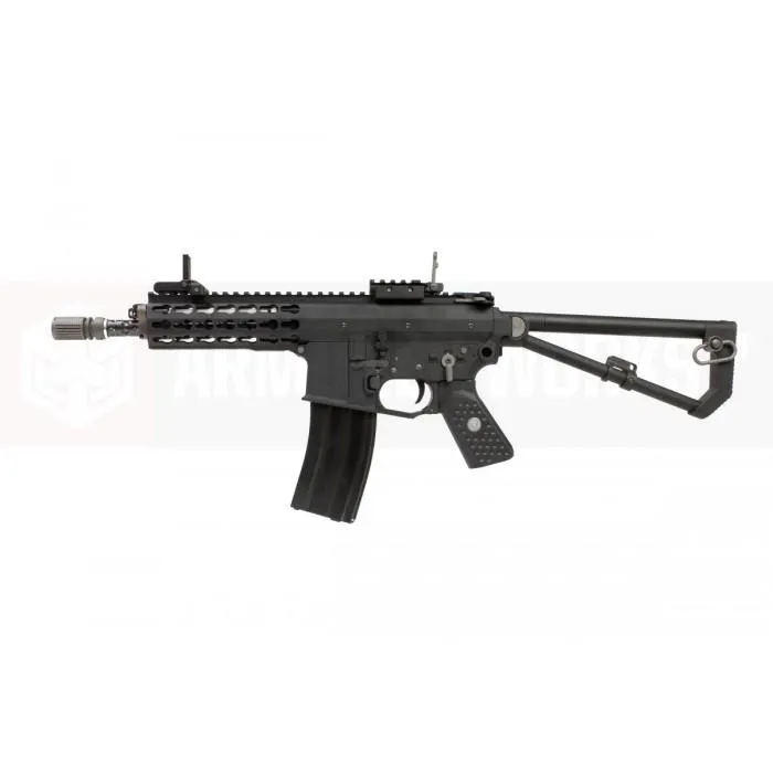 EMG Knights Armament Airsoft KAC PDW M2 8" GBB Rifle (Black / Tan)