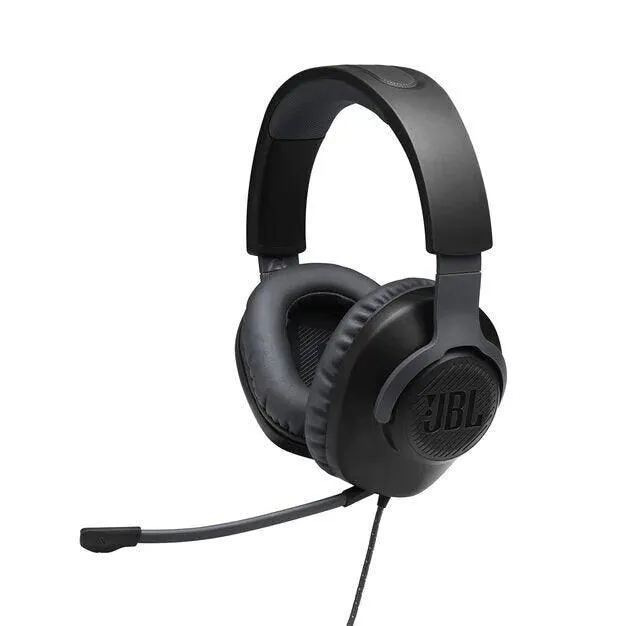 JBL Quantum 100 Over Ear Wired Gaming Headset - Black | JBLQ100BLK
