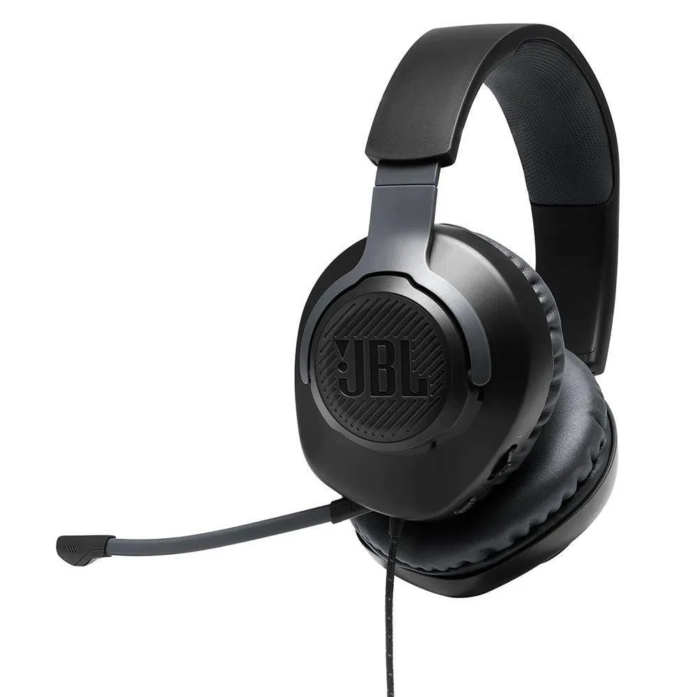 JBL Quantum 100 Over Ear Wired Gaming Headset - Black | JBLQ100BLK