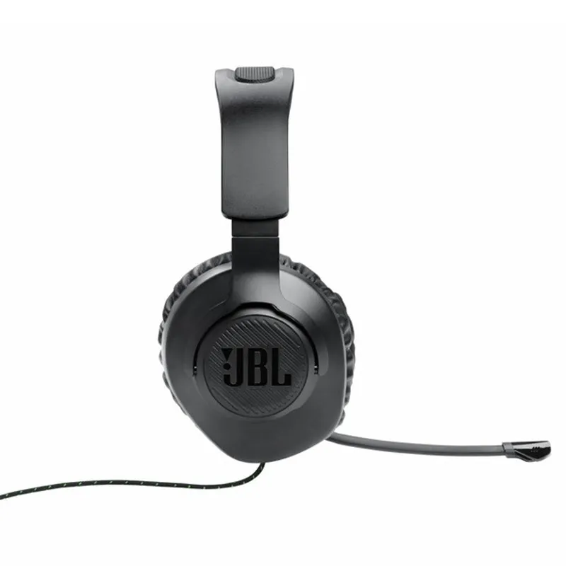 JBL Quantum 100X 40mm Driver Over-Ear Wired Gaming Headset - Black & Green | JBLQ100XBLKGRN