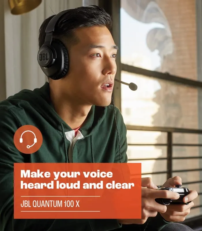 JBL Quantum 100X Console Gaming Headset for Xbox (Black)