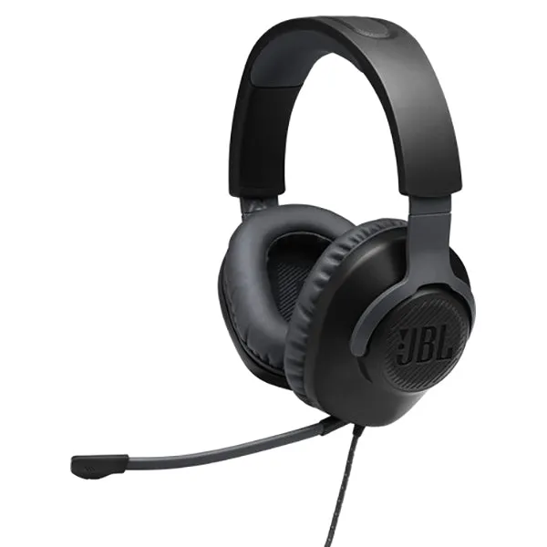 JBL Quantum Over Ear Wired Gaming Headphones - Black | JBLQUANTUM100BLK