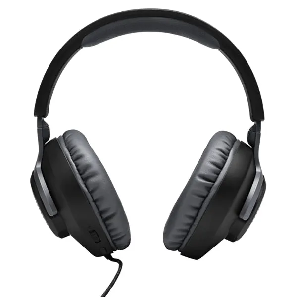 JBL Quantum Over Ear Wired Gaming Headphones - Black | JBLQUANTUM100BLK