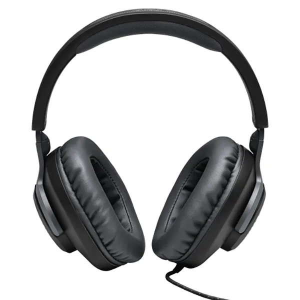 JBL Quantum Over Ear Wired Gaming Headphones - Black | JBLQUANTUM100BLK