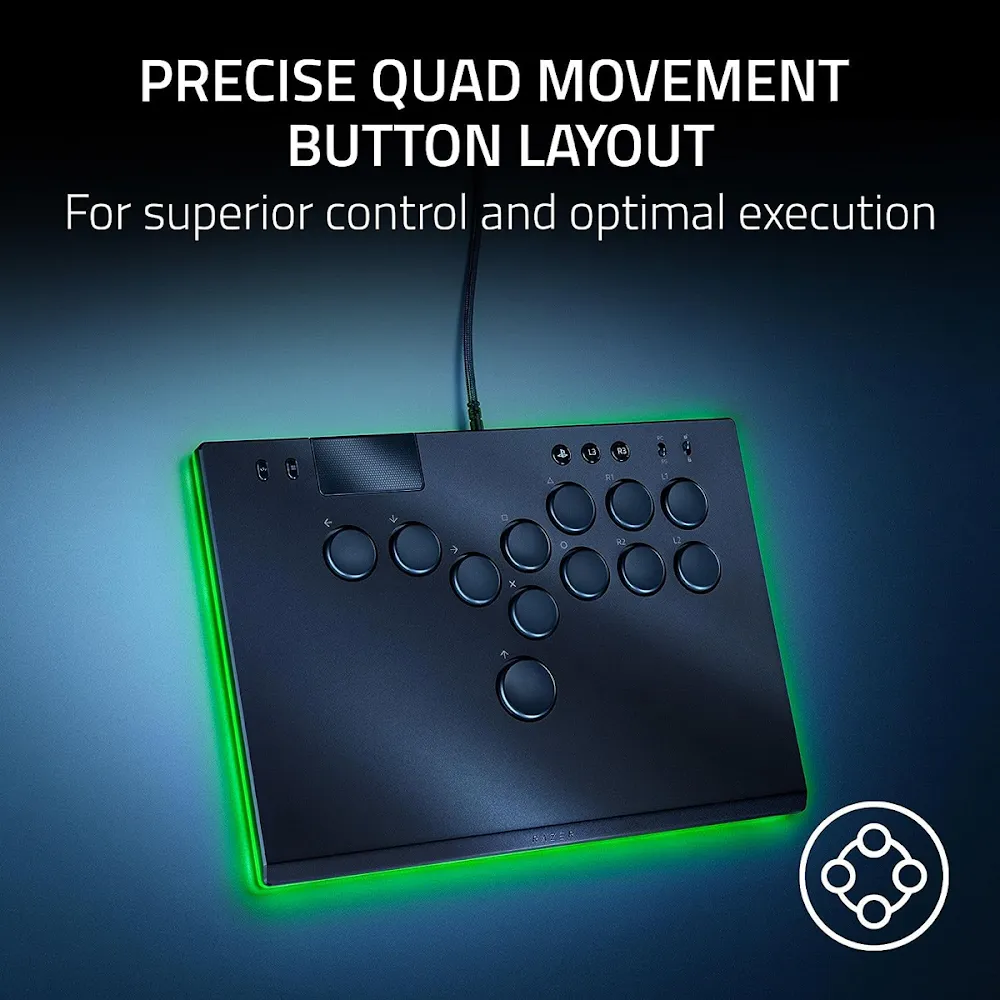 Razer Kitsune - All-Button Optical Arcade Controller For Ps5‚Ñ¢ And Pc - Ap Packaging