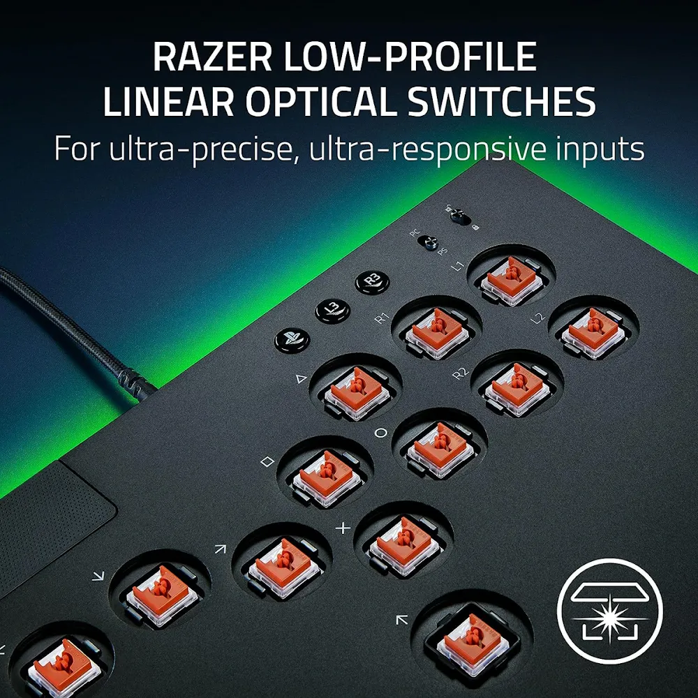 Razer Kitsune - All-Button Optical Arcade Controller For Ps5‚Ñ¢ And Pc - Ap Packaging