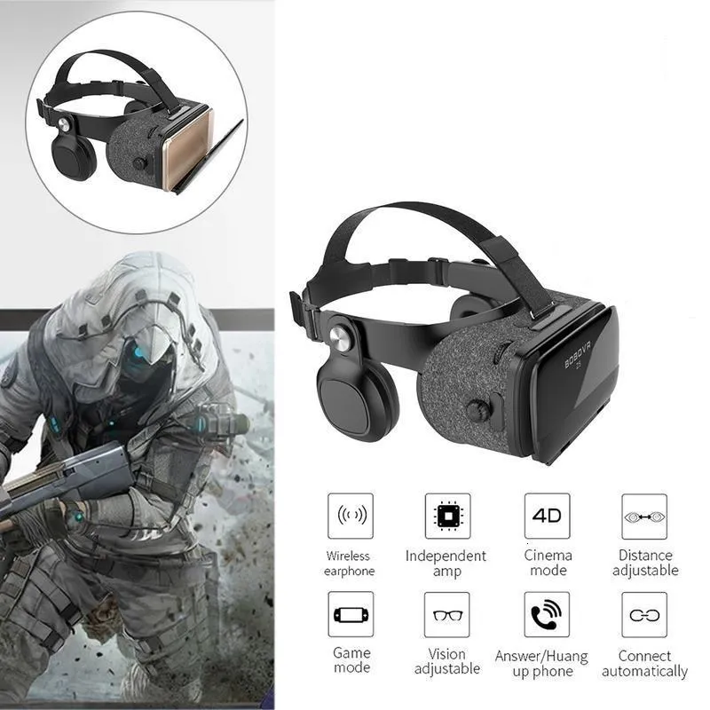 Vr Headset 3D Glasses Virtual Reality Controller Included