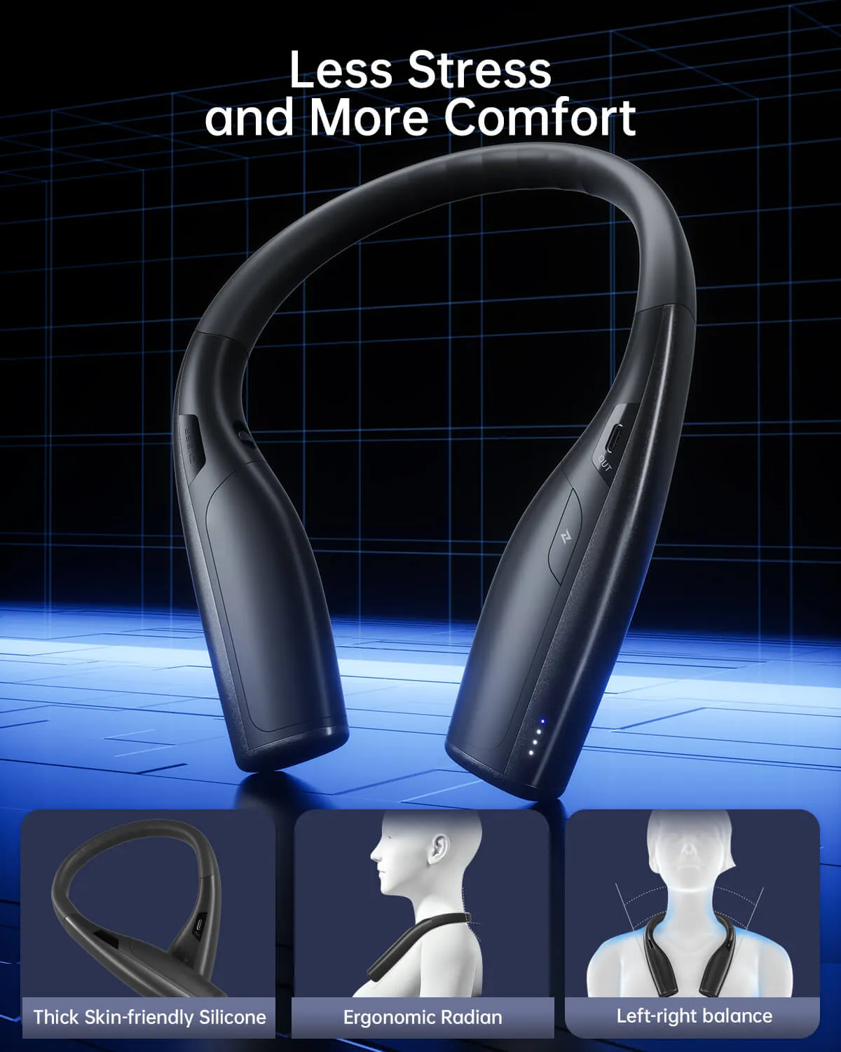 ZyberVR Quick-Charge Neck Power Bank With Swappable Battery